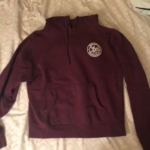 Obey maroon sweatshirt